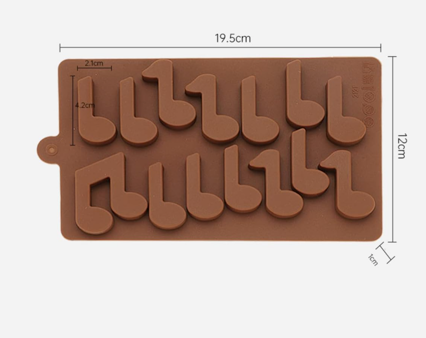 Musical Notes Chocolate Mould