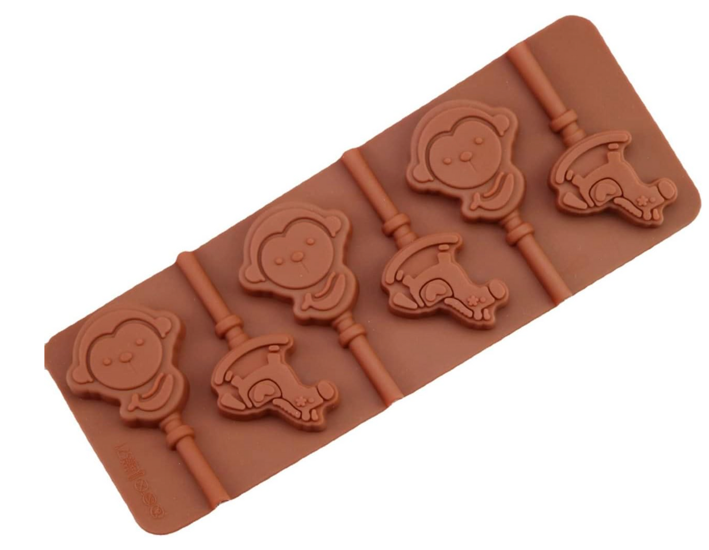 Monkey Silicone Lollipop Mould