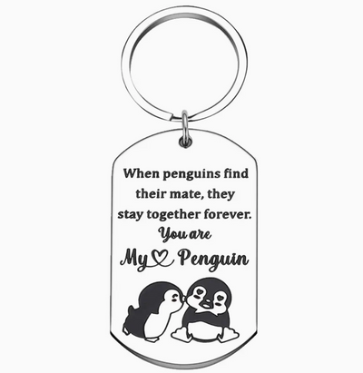 Penguin Friendship Keyring