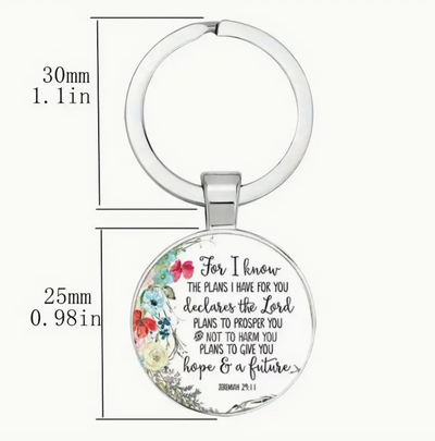 Bible Verse Keyring