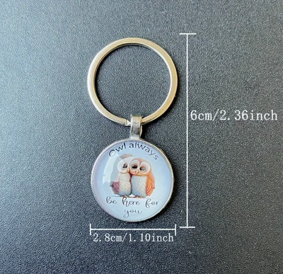 Owl Always Be Here Keyring