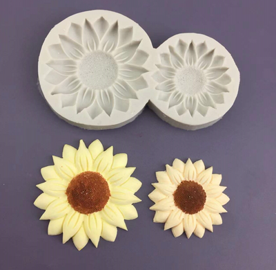 Twin Daisy Fondant Mould