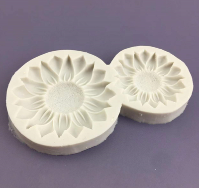 Twin Daisy Fondant Mould