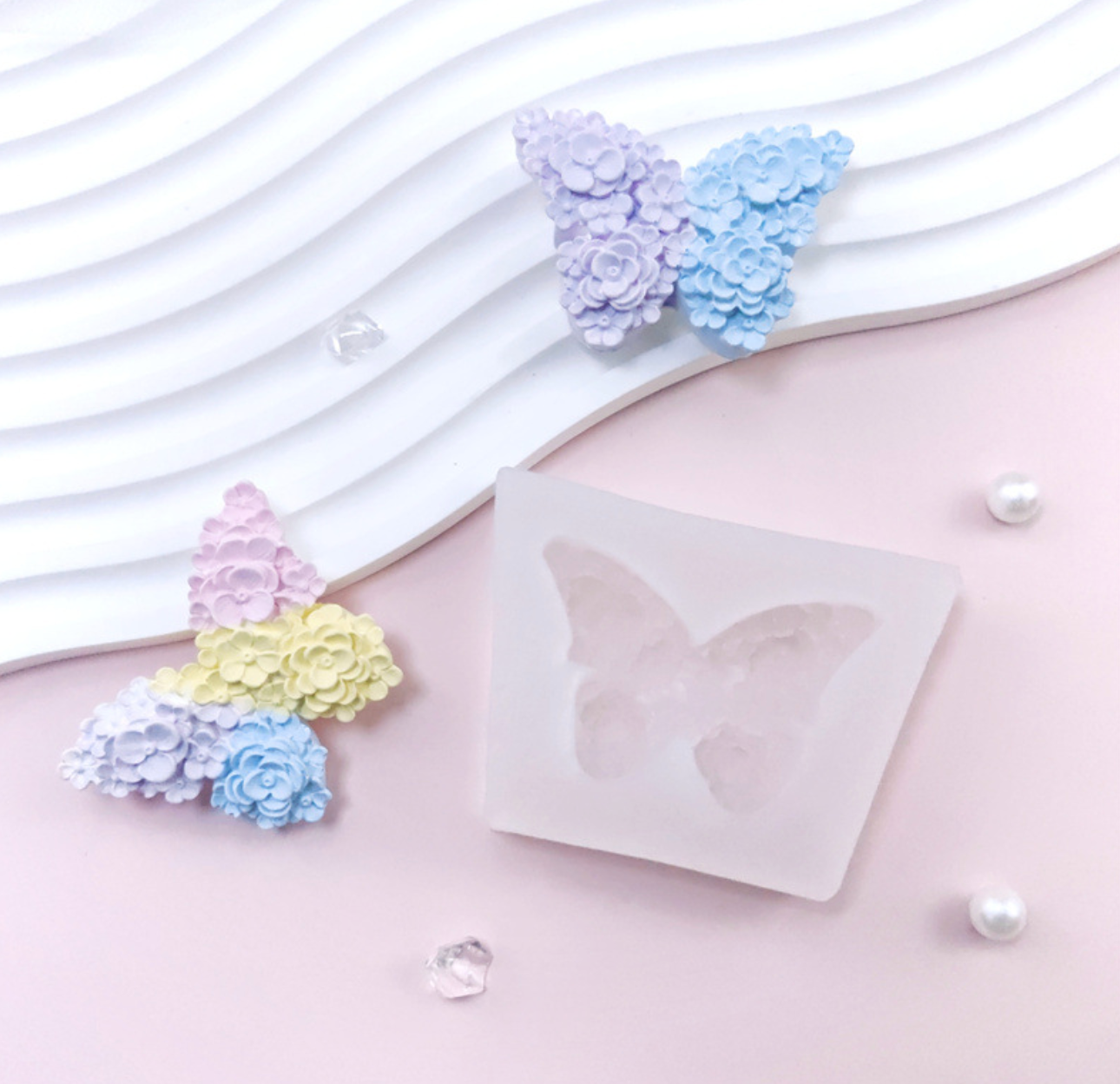 Butterfly Flower Fondant Mould
