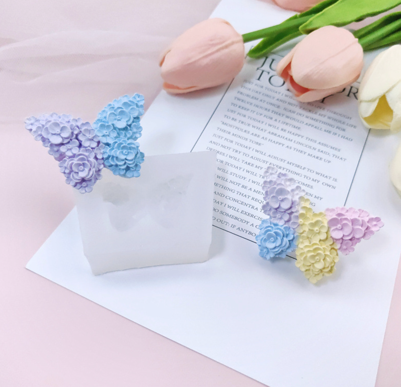 Butterfly Flower Fondant Mould