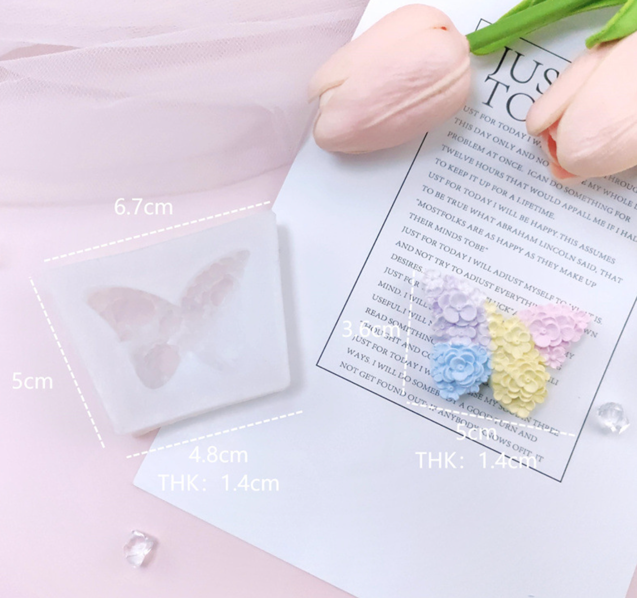 Butterfly Flower Fondant Mould