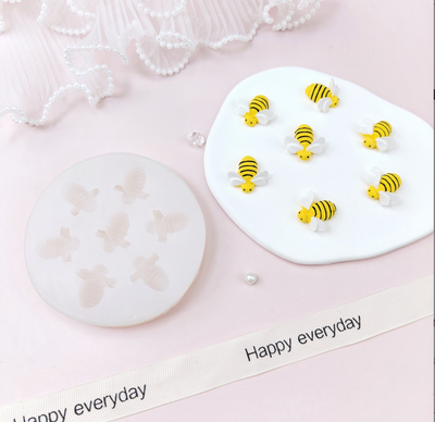 7 Pcs Bee Fondant Mould
