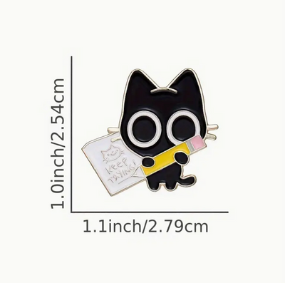 Black Cat Pin