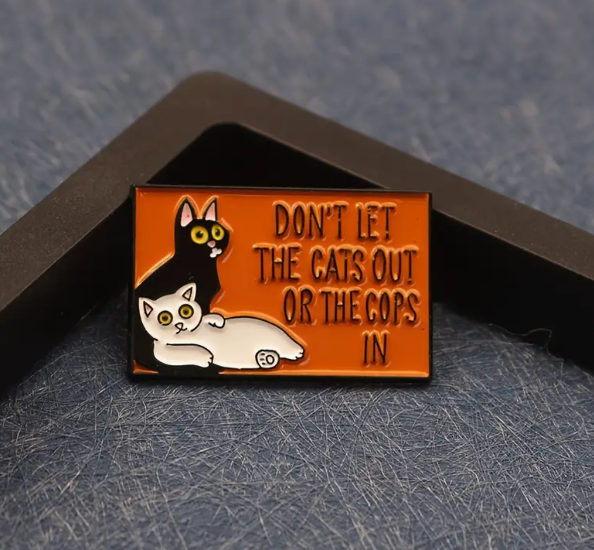 Don't Let Cat Out - Pin