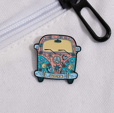 Cartoon Bus Pin