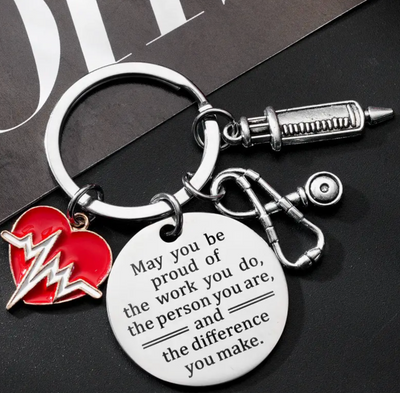 Doctor - Nurse Keyring