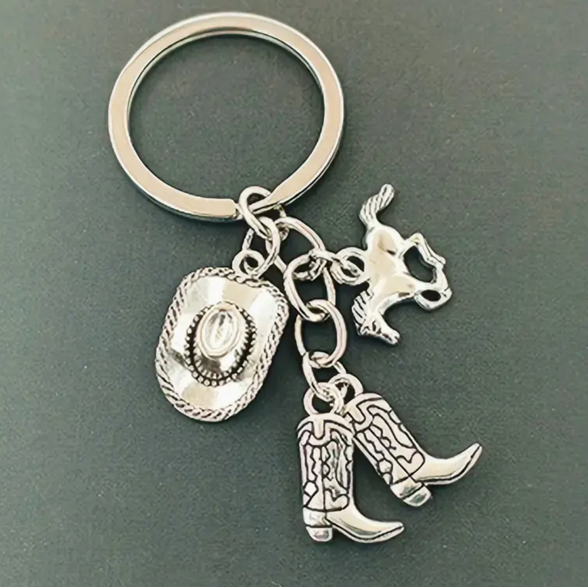 Cowboy Keyring