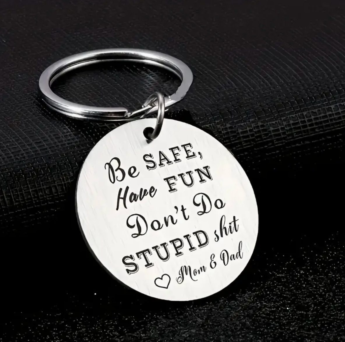 Drive Safe Keyring