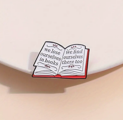 Book Lover Pin