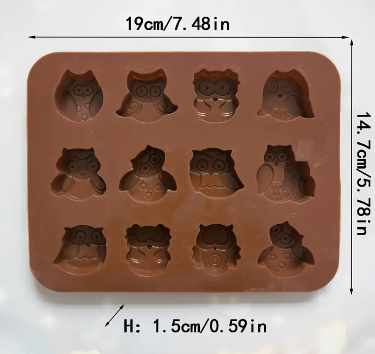 Owl Chocolate Mould