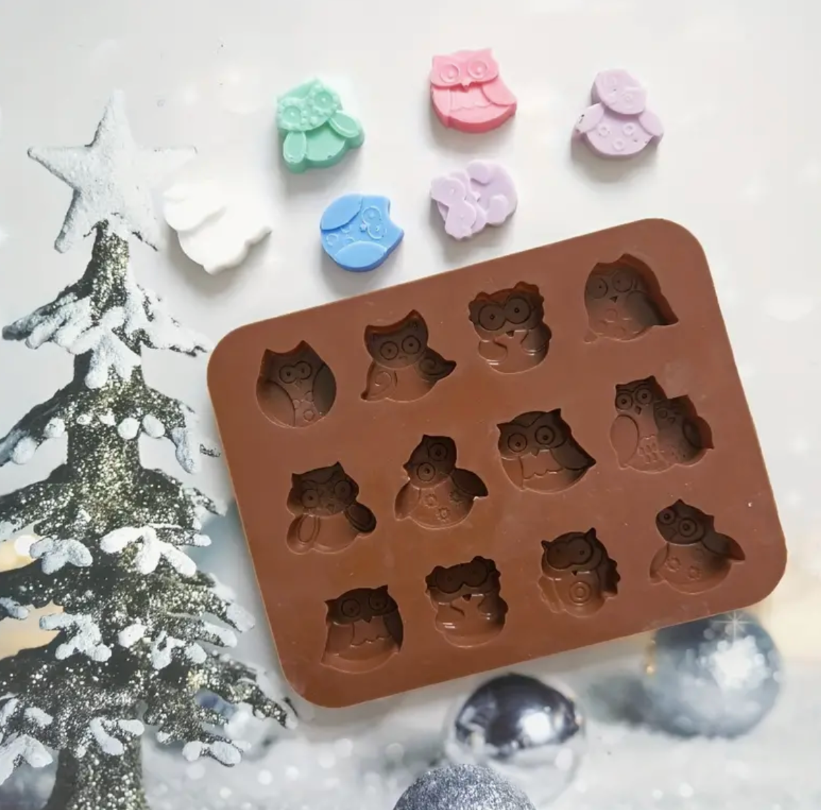 Owl Chocolate Mould