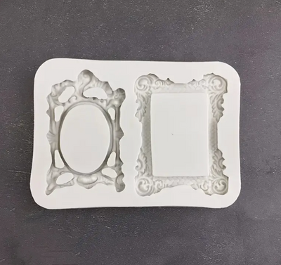 Vintage Frame Fondant Mould