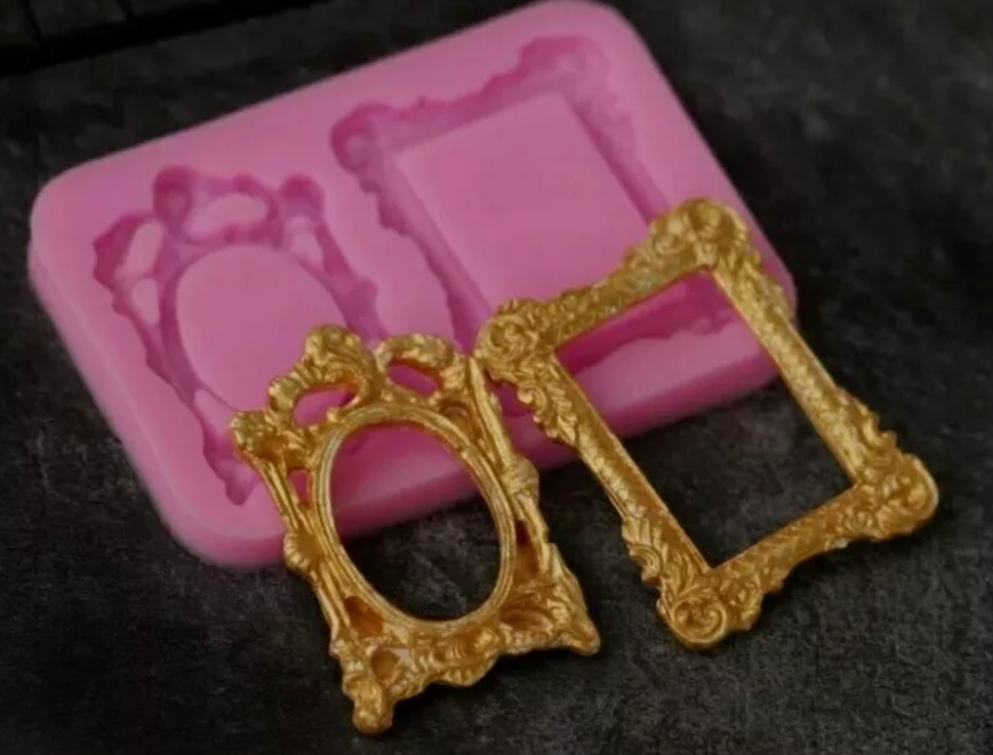 Vintage Frame Fondant Mould
