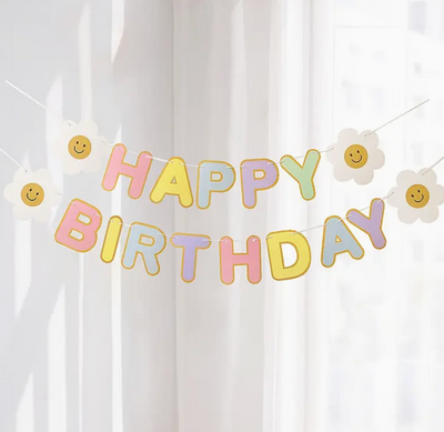 Daisy Birthday Banner
