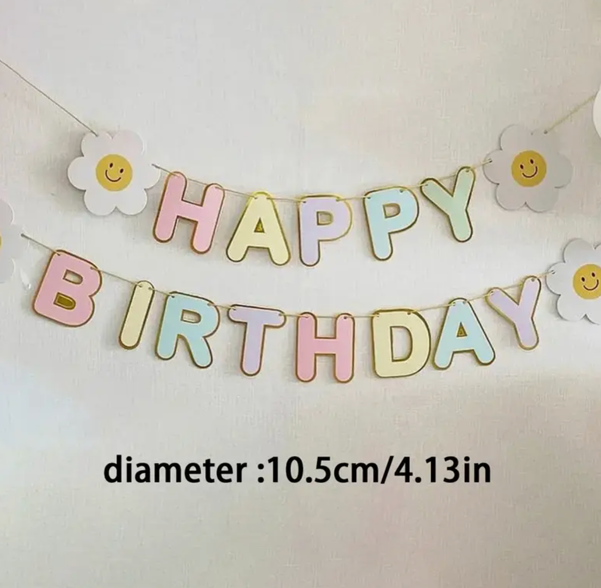 Daisy Birthday Banner
