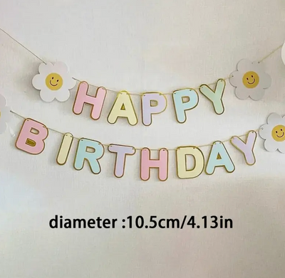 Daisy Birthday Banner
