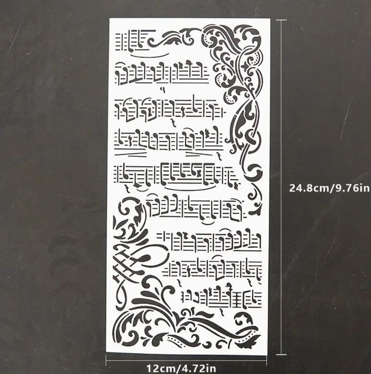 Musical Notes Stencil