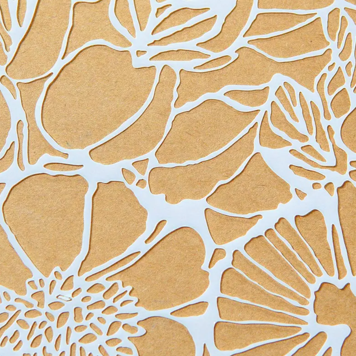 Floral & Leaves Stencil
