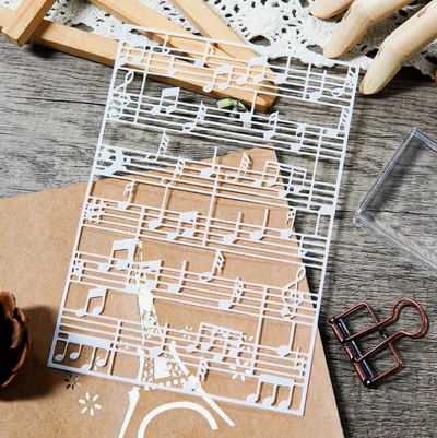 Musical Notes Stencil