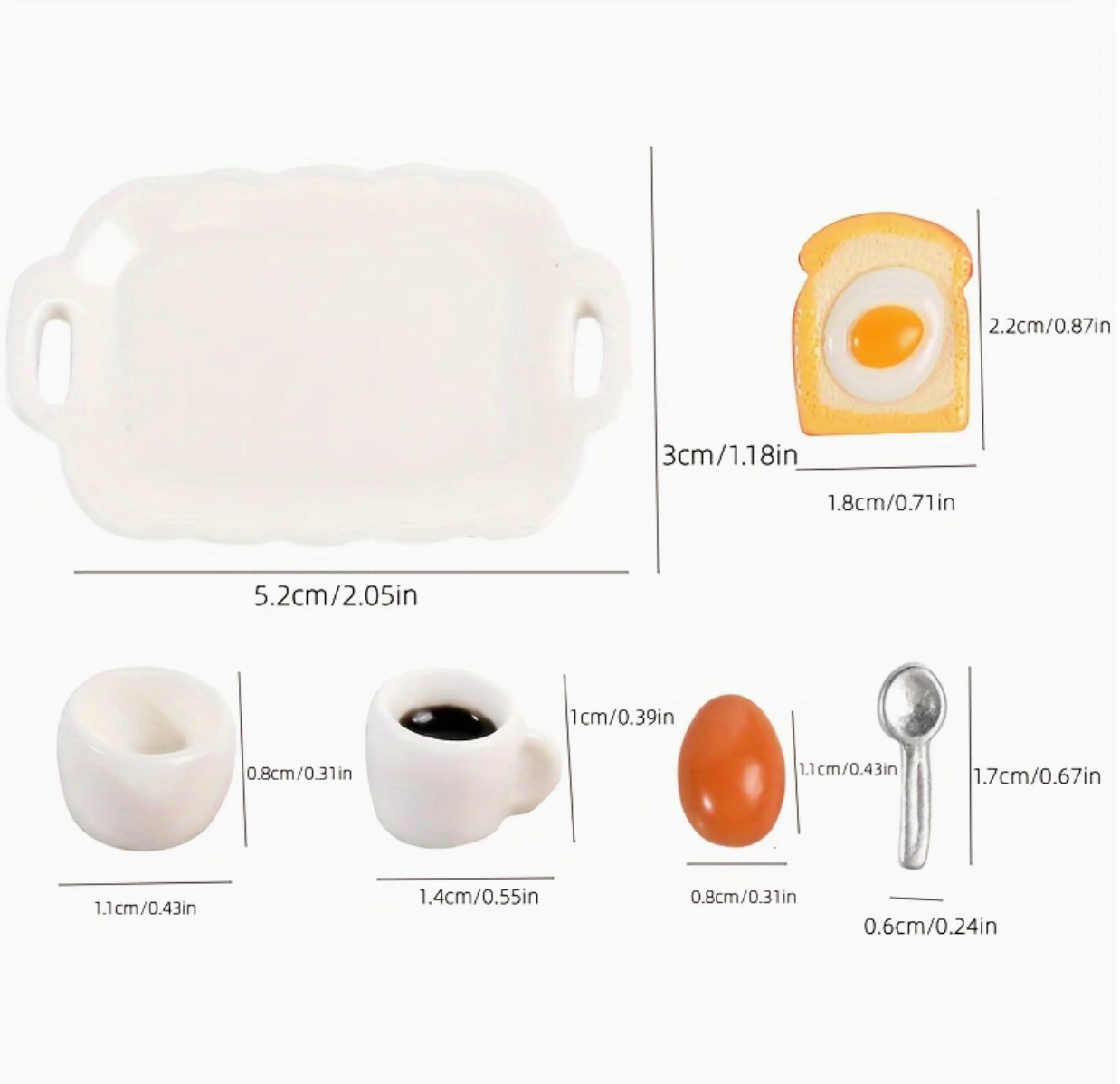 6 Pcs Breakfast Set