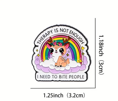 Therapy Is Not Enough Pin