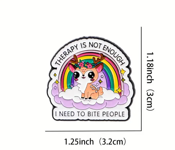 Therapy Is Not Enough Pin