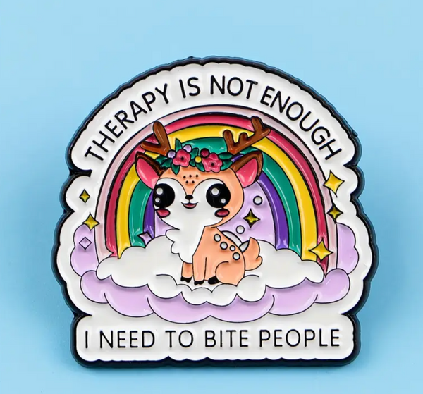Therapy Is Not Enough Pin
