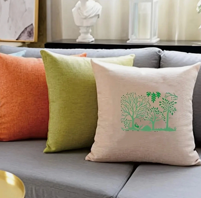 Seed Branches Stencil