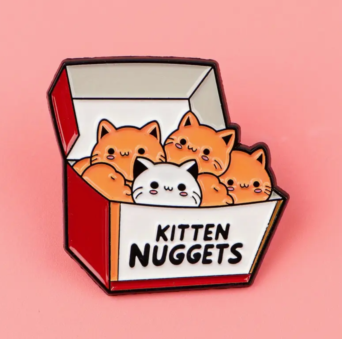 Kitten Nuggets Cat Pin