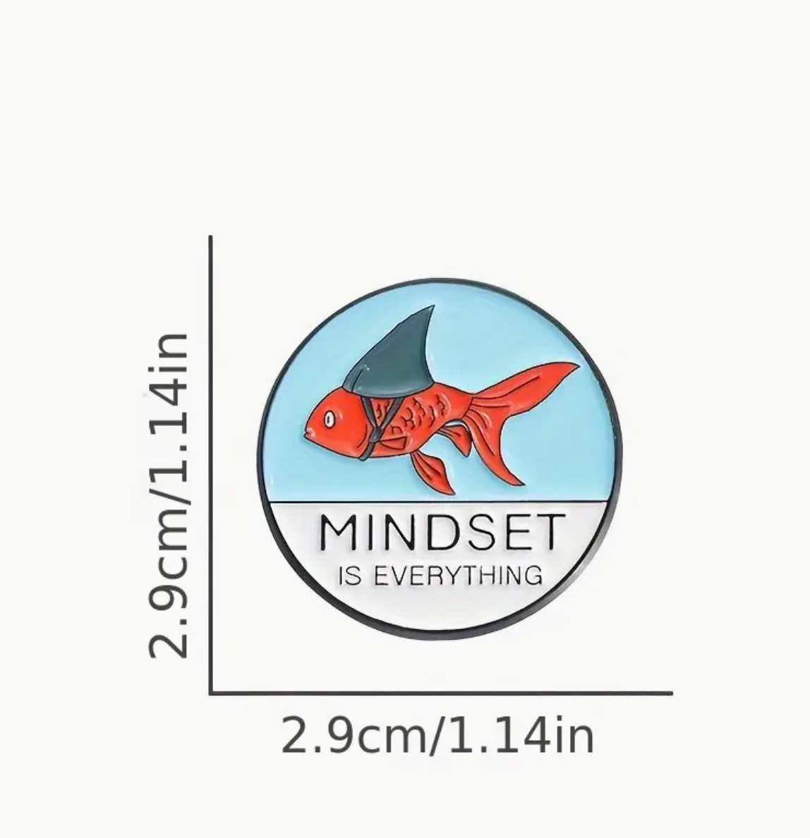 Mindset Is Everything Pin