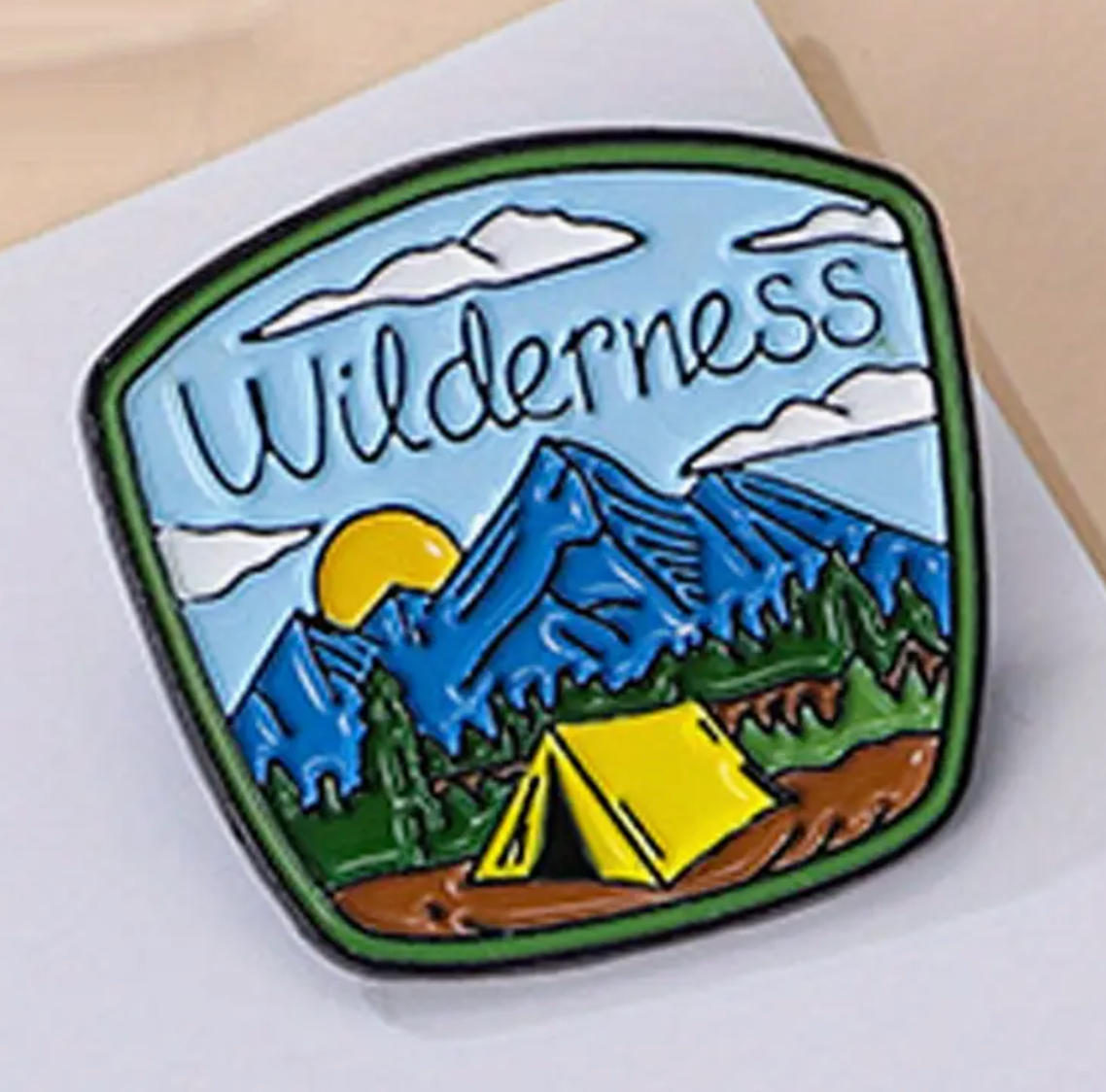 Wilderness Pin |Fun Inspirational Brooch | Cute Badge | Pin Lover ...