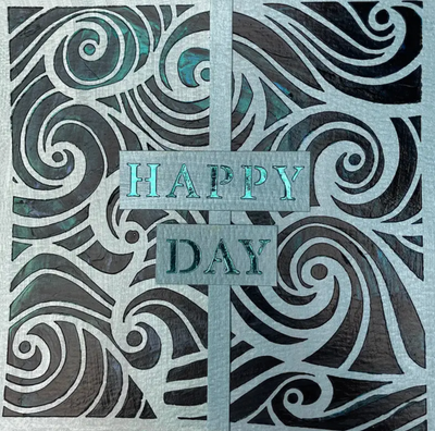 Sea Wave Plastic Stencil