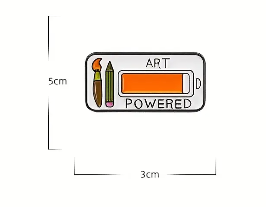 Art Powered Pin