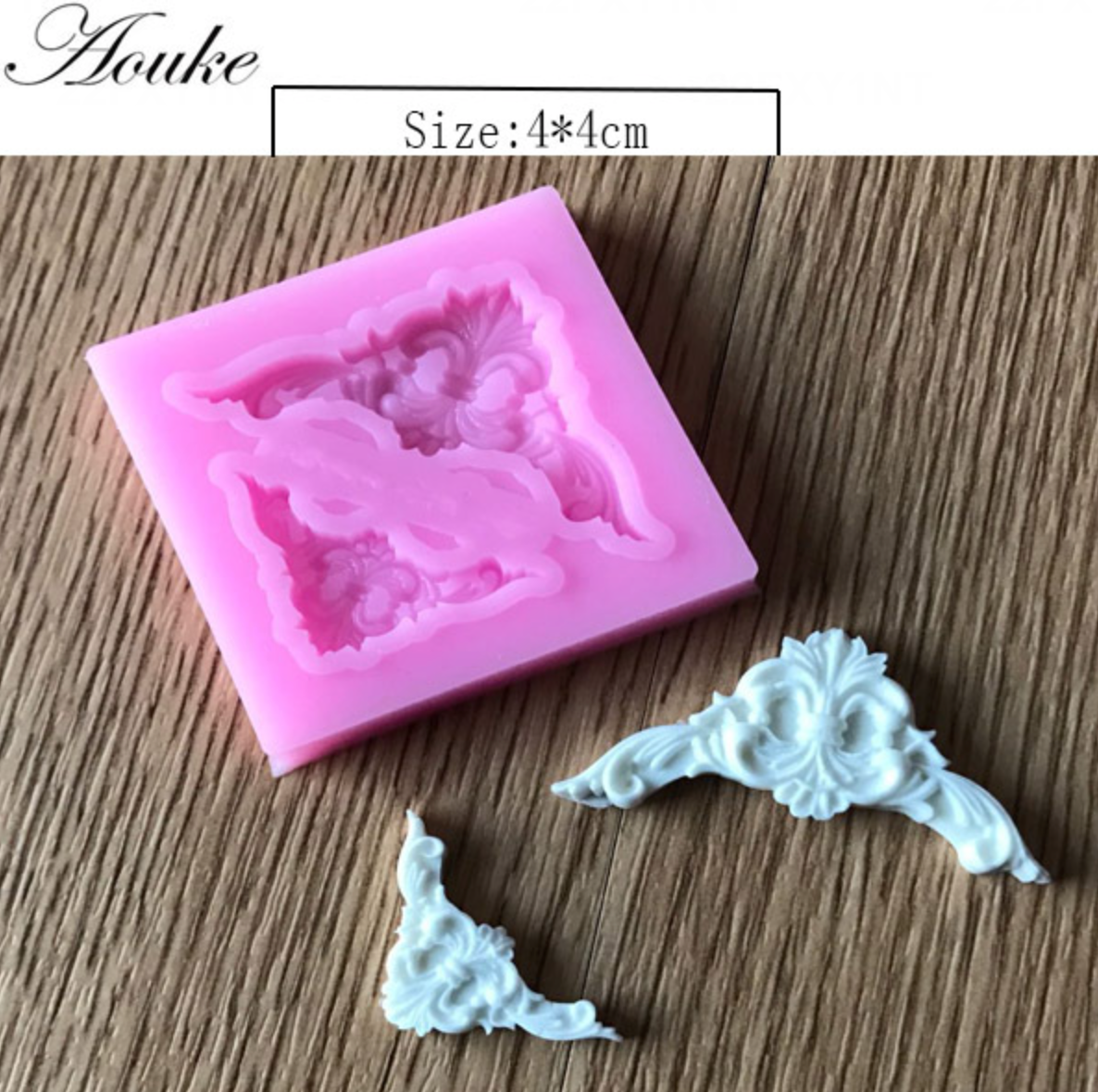 Vintage Baroque Fondant Mould