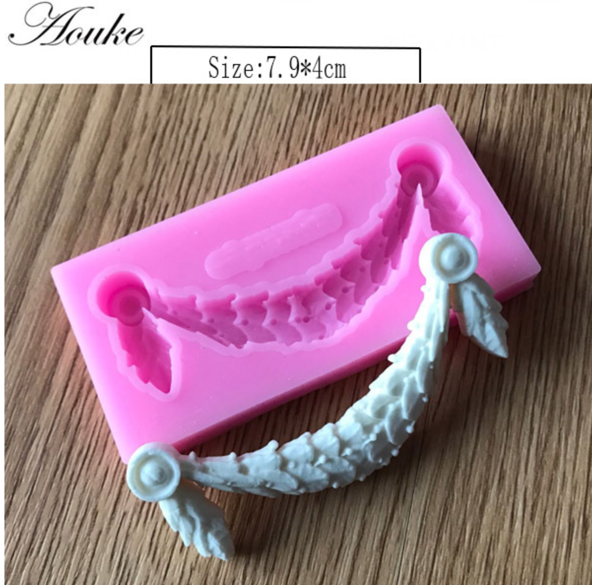 Vintage Baroque Fondant Mould