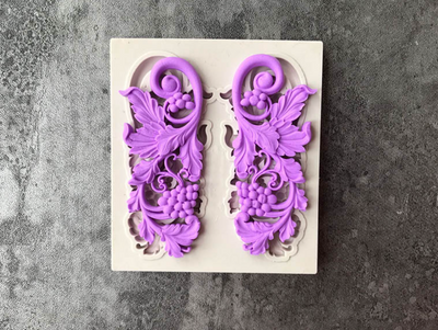 Vintage Baroque Fondant Mould