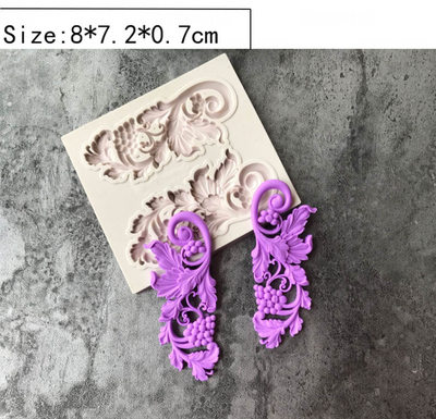 Vintage Baroque Fondant Mould