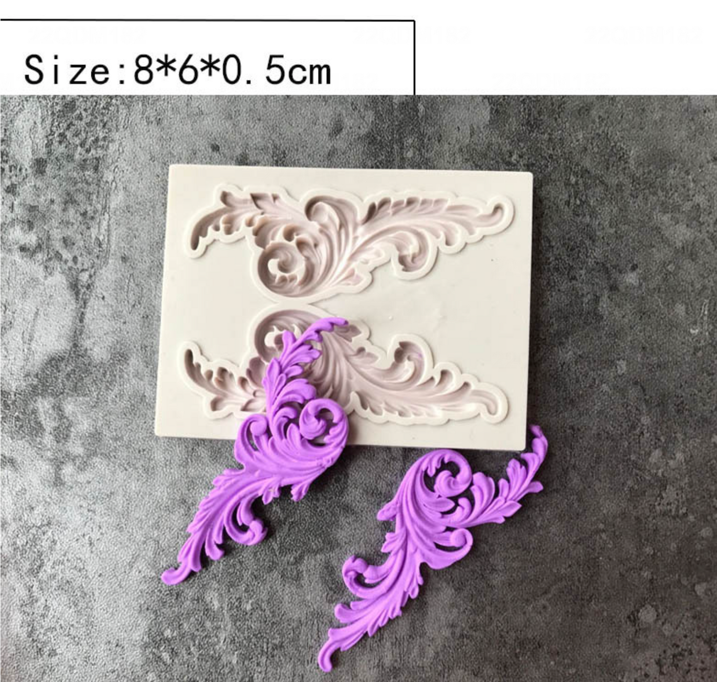 Vintage Baroque Fondant Mould