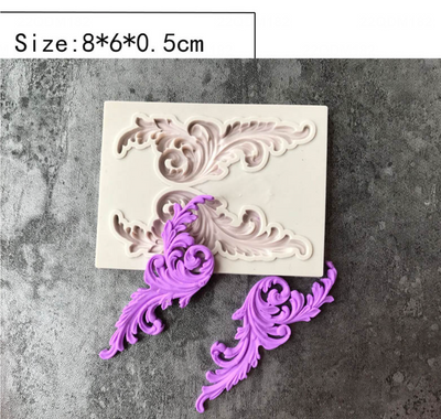 Vintage Baroque Fondant Mould