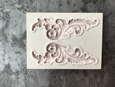 Vintage Baroque Fondant Mould