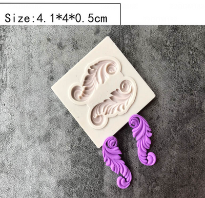 Vintage Baroque Fondant Mould