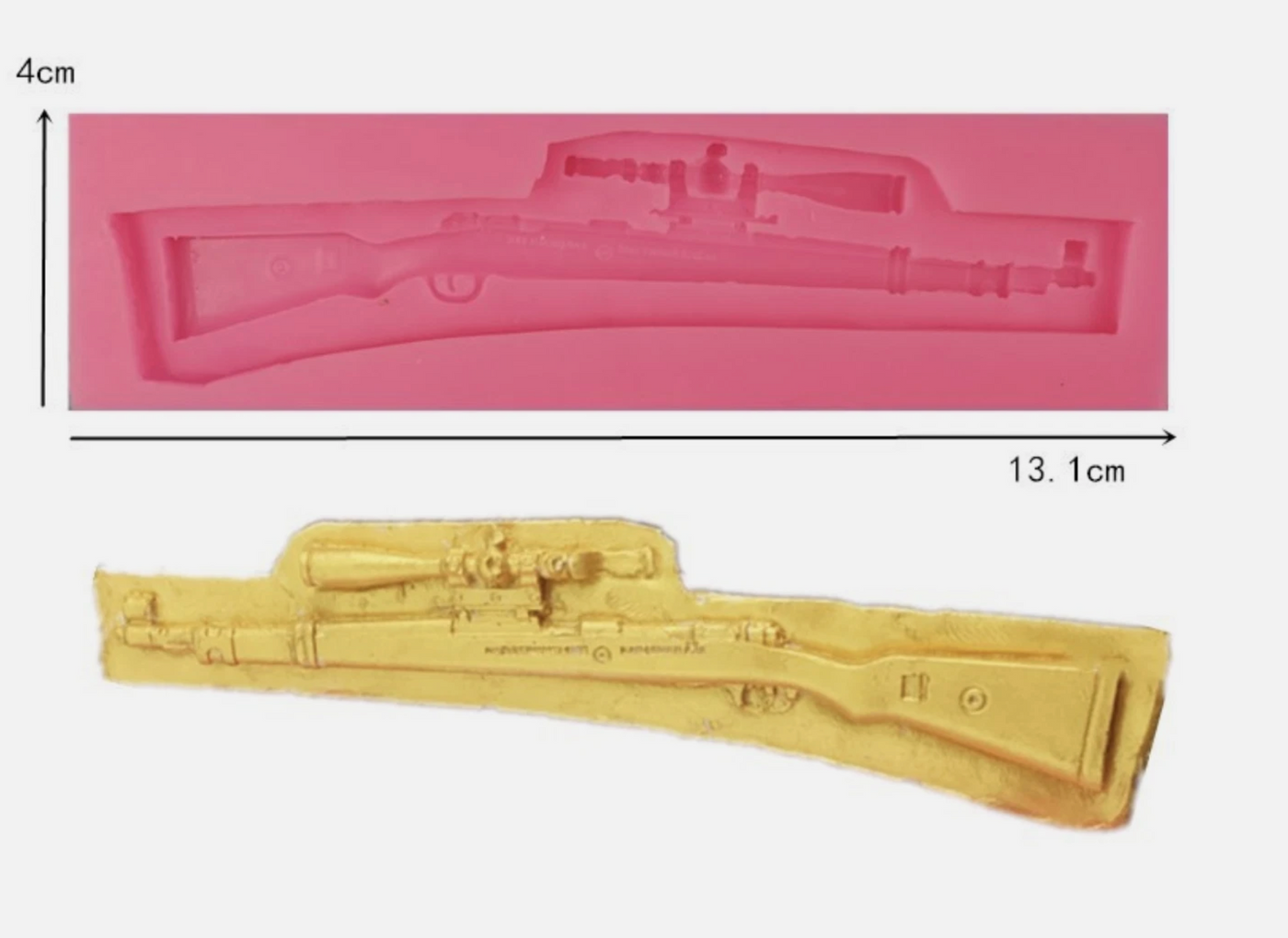 Rifle Gun Fondant Mould