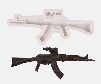 Rifle Gun Fondant Mould
