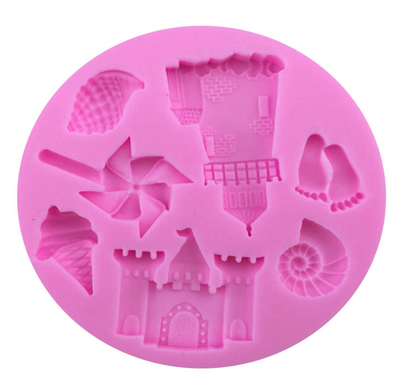 Windmill Castle Fondant Mould
