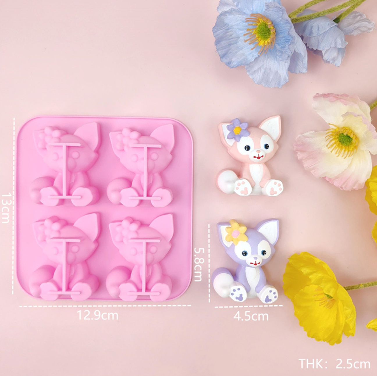 Fox Silicone Mould
